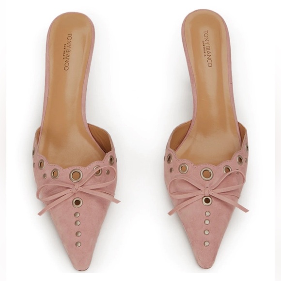 Tony Bianco Shoes - Tony Bianco pink Shae mules